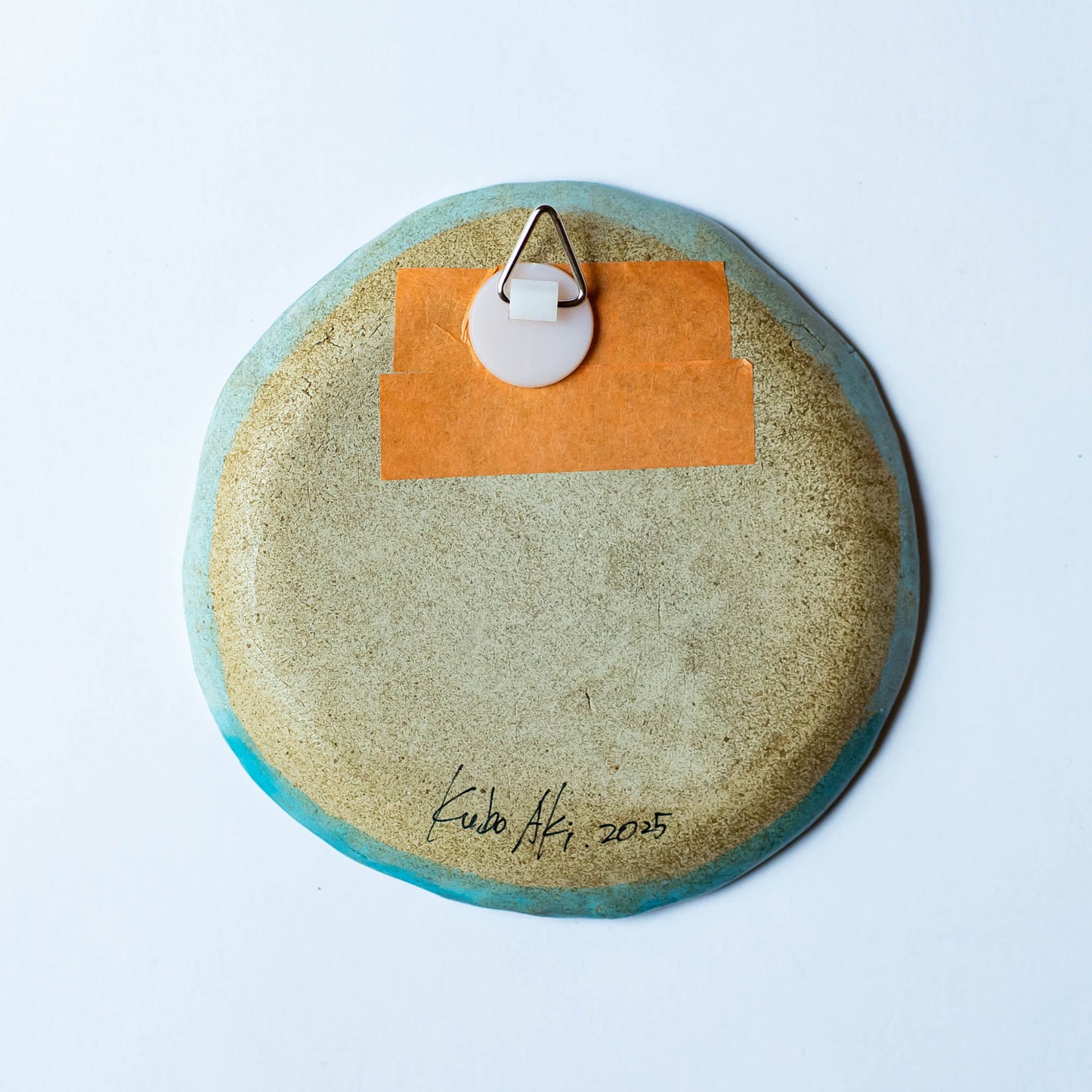 久保晶 | 絵皿「朝日とマリンブルー」