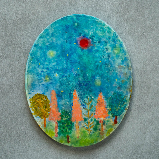 久保晶 | 赤い月