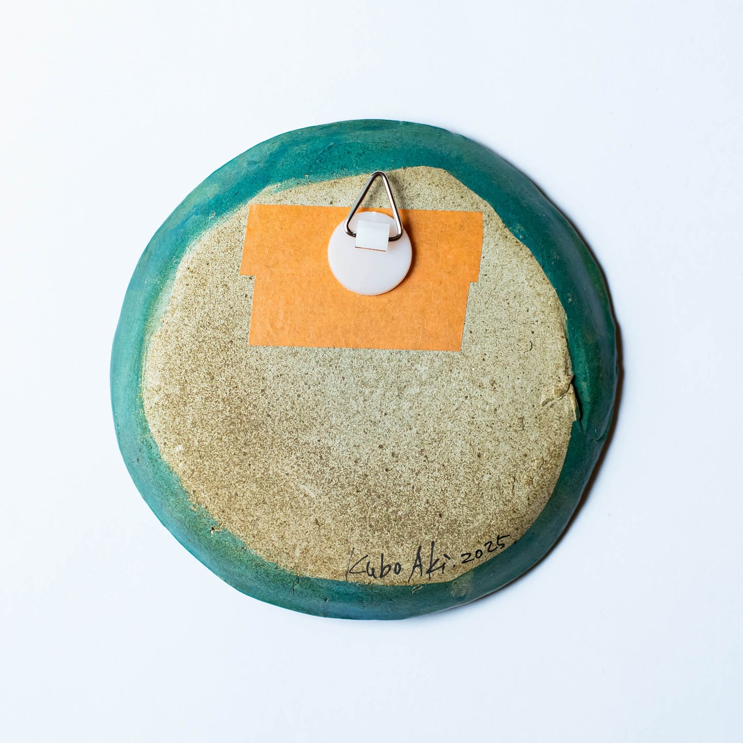 久保晶 | 絵皿「帰宅のあと」