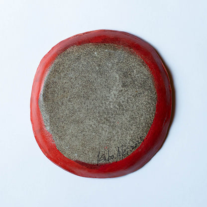 久保晶 | 絵皿「潮風の町」