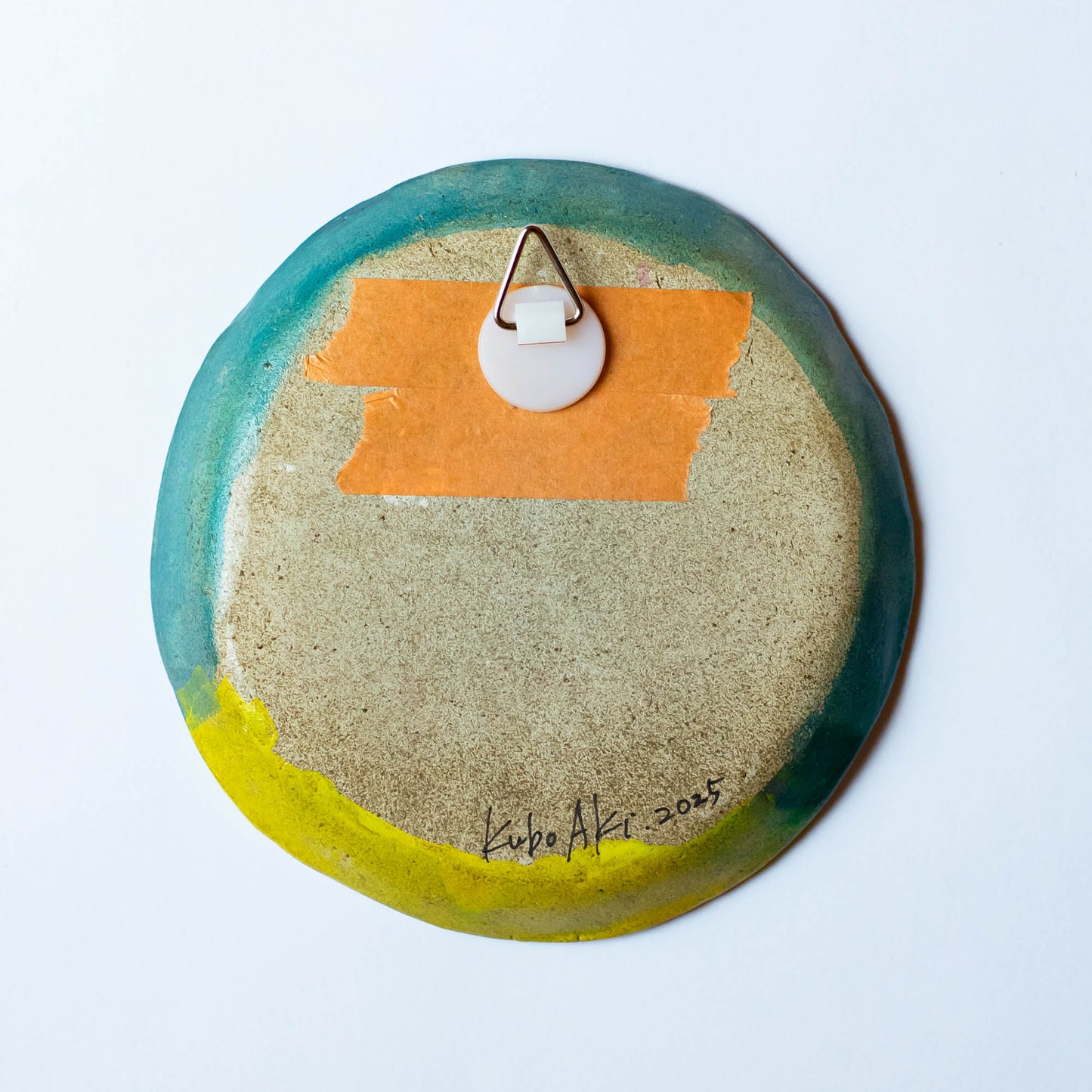 久保晶 | 絵皿「晴れの教会」