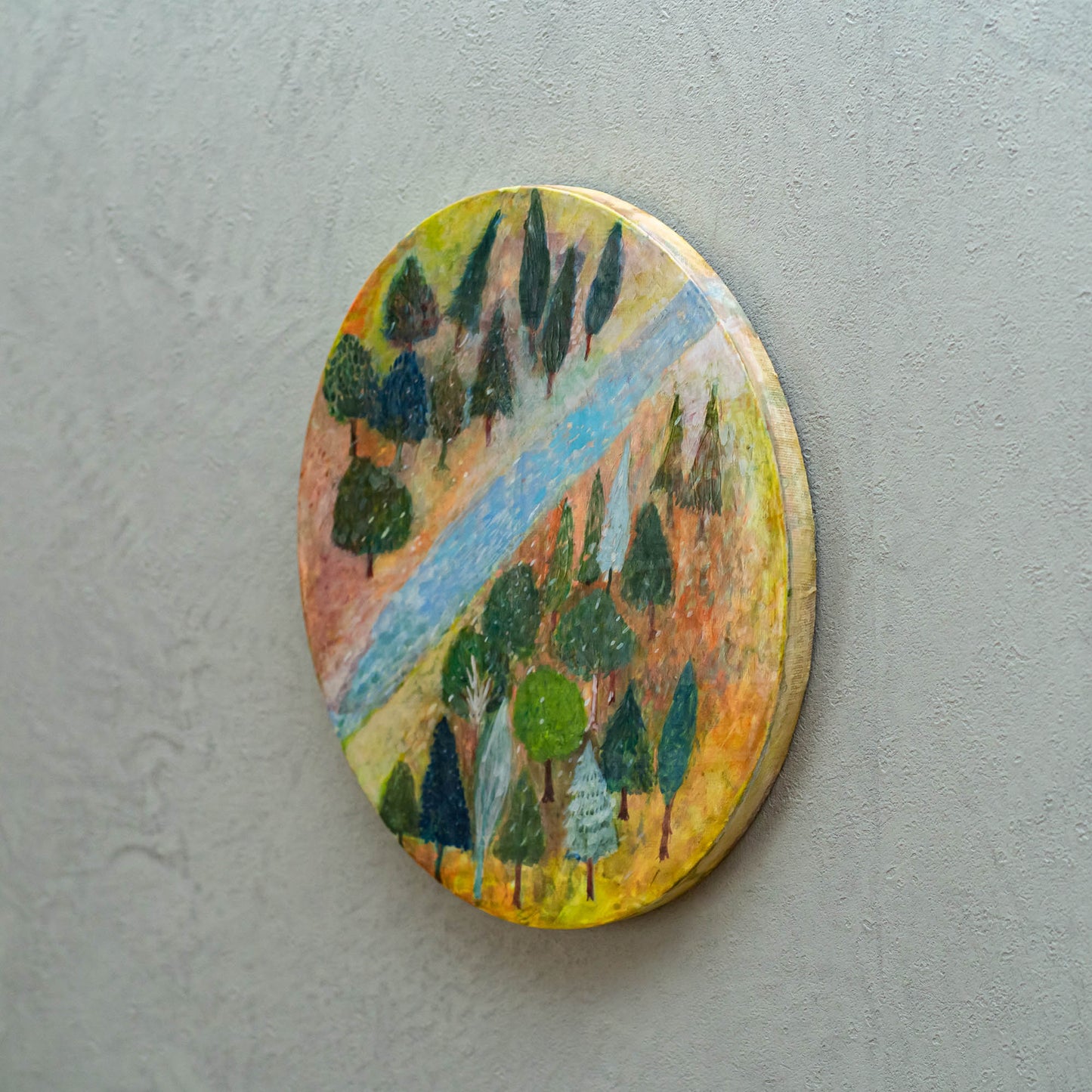 久保晶 | 木々と小川