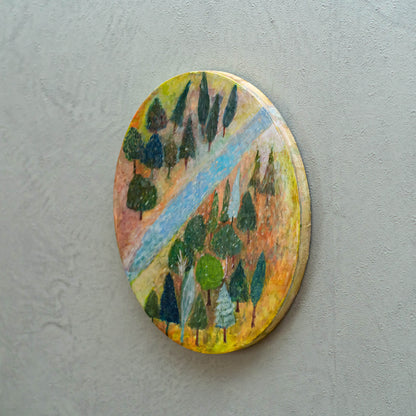 久保晶 | 木々と小川