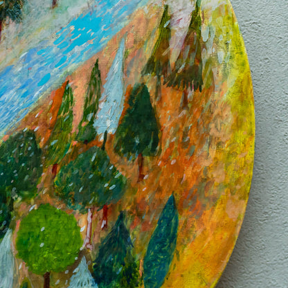 久保晶 | 木々と小川