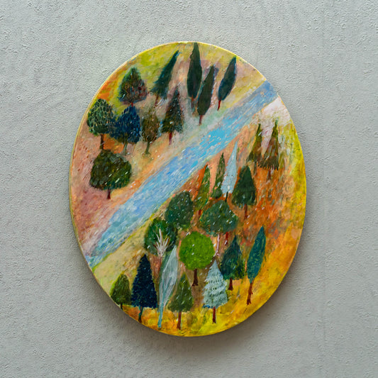 久保晶 | 木々と小川