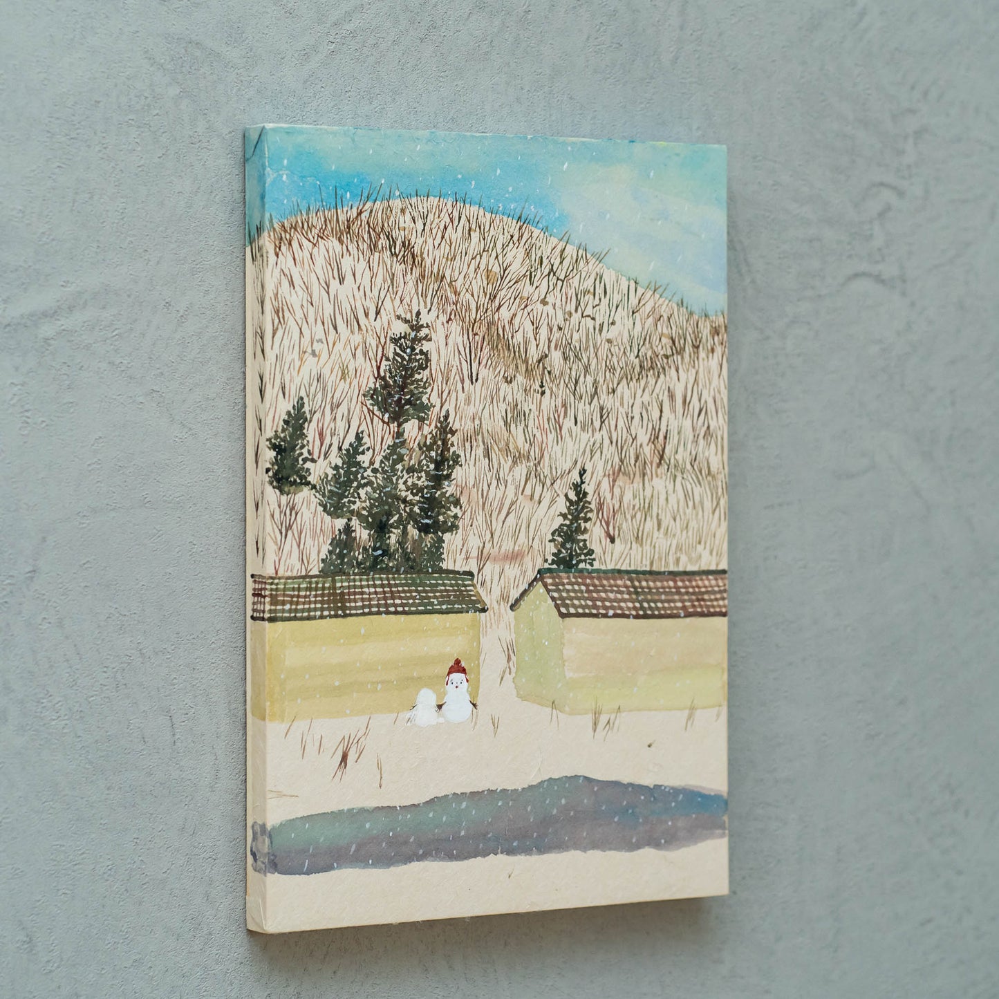 久保晶 | 霜枯れの雪