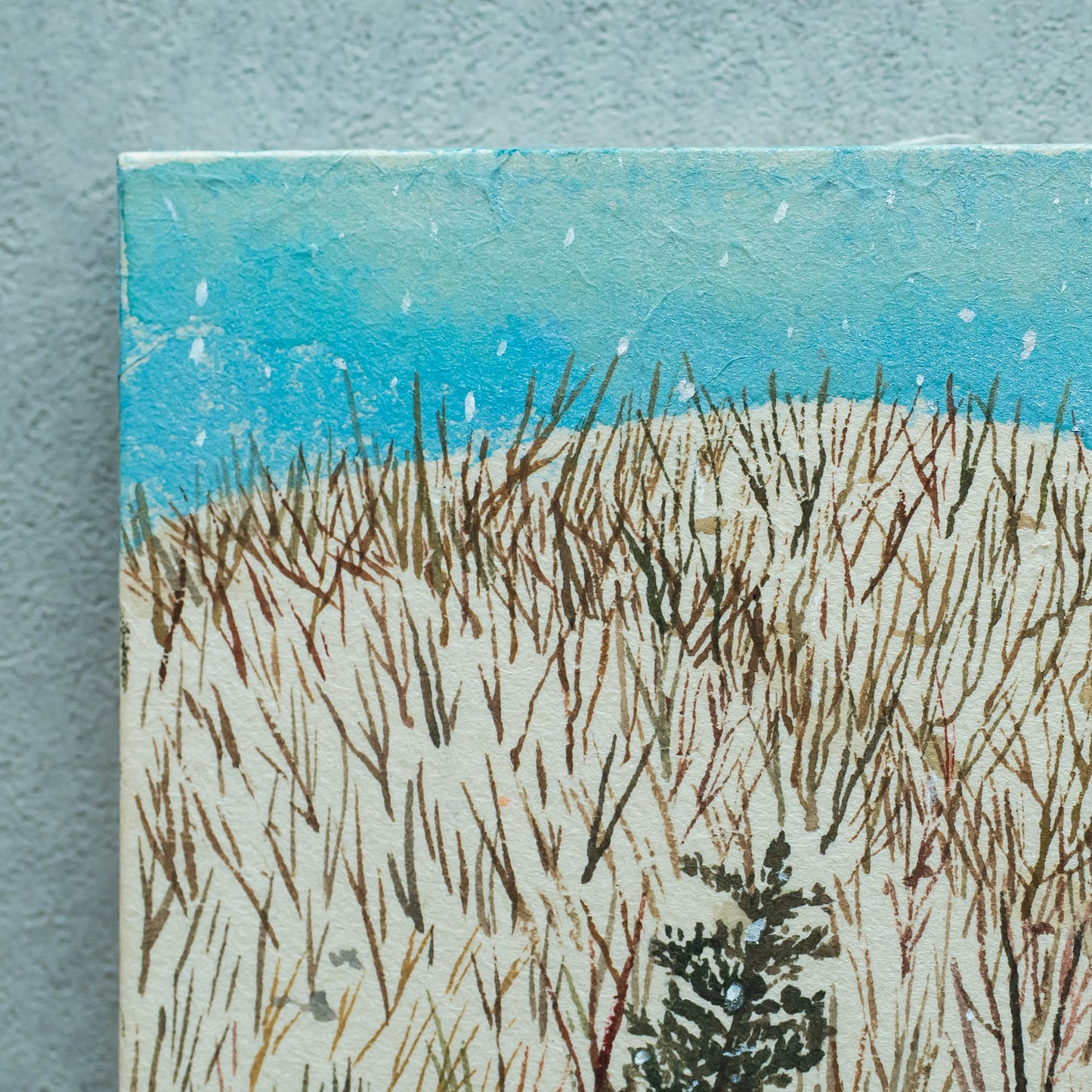 久保晶 | 霜枯れの雪