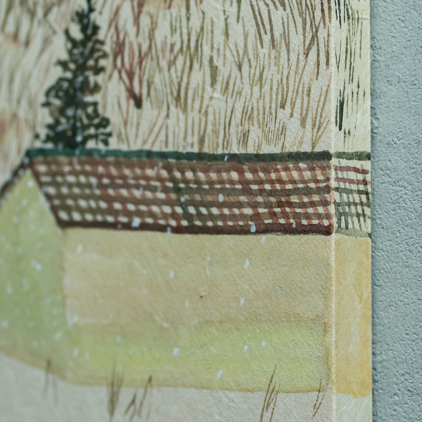 久保晶 | 霜枯れの雪