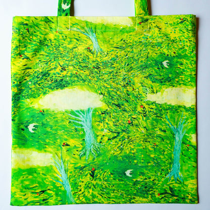 久保晶 |「旅立ち」トートバッグ